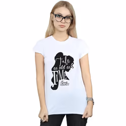 Disney - T-shirt TALE AS OLD AS TIME - Femme (Blanc)