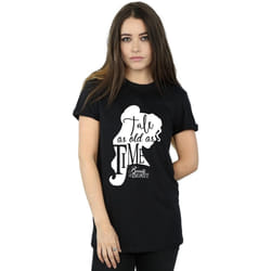 Disney - T-shirt TALE AS OLD AS TIME - Femme (Noir)