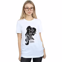 Disney - T-shirt TALE AS OLD AS TIME - Femme (Blanc)