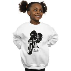Disney - Sweat TALE AS OLD AS TIME - Fille (Blanc)