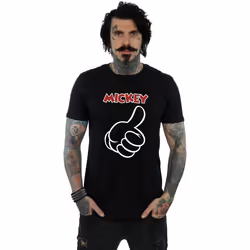 Disney - T-shirt MICKEY MOUSE THUMBS UP - Homme (Noir)