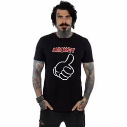 Disney - T-shirt MICKEY MOUSE THUMBS UP - Homme (Noir)