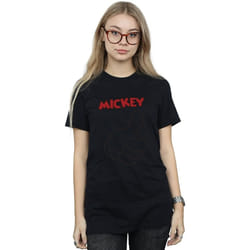 Disney - T-shirt MICKEY MOUSE THUMBS UP - Femme (Noir)