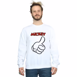 Disney - Sweat MICKEY MOUSE THUMBS UP - Homme (Blanc)