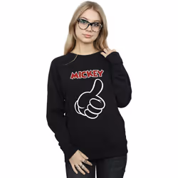 Disney - Sweat MICKEY MOUSE THUMBS UP - Femme (Noir)