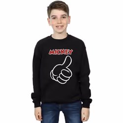 Disney - Sweat MICKEY MOUSE THUMBS UP - Garçon (Noir)