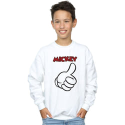 Disney - Sweat MICKEY MOUSE THUMBS UP - Garçon (Blanc)