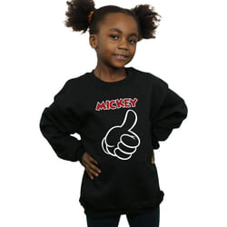 Disney - Sweat MICKEY MOUSE THUMBS UP - Fille (Noir)