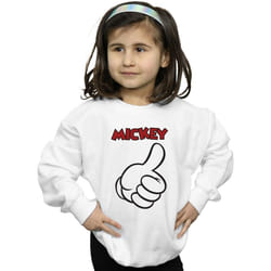 Disney - Sweat MICKEY MOUSE THUMBS UP - Fille (Blanc)