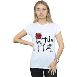 Disney - T-shirt TALE AS OLD AS TIME - Femme (Blanc)