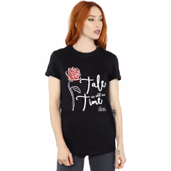 Disney - T-shirt TALE AS OLD AS TIME - Femme (Noir)