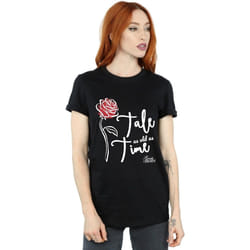 Disney - T-shirt TALE AS OLD AS TIME - Femme (Noir)