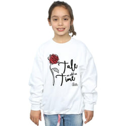 Disney - Sweat TALE AS OLD AS TIME - Fille (Blanc)