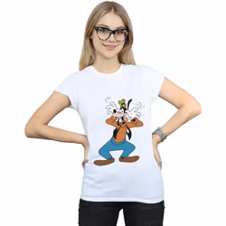 Disney - T-shirt CRAZY - Femme (Blanc)