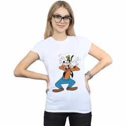 Disney - T-shirt CRAZY - Femme (Blanc)