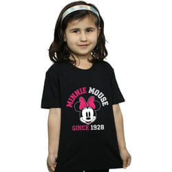 Disney - T-shirt MINNIE MOUSE - Fille (Noir)