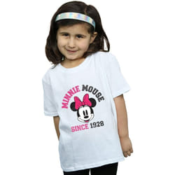 Disney - T-shirt MINNIE MOUSE - Fille (Blanc)
