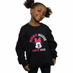 Disney - Sweat MINNIE MOUSE - Fille (Noir)