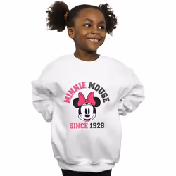Disney - Sweat MINNIE MOUSE - Fille (Blanc)