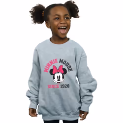 Disney - Sweat MINNIE MOUSE - Fille (Gris chiné)