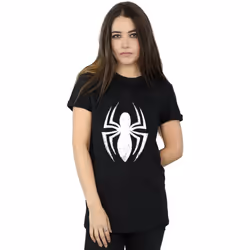 Marvel - T-shirt ULTIMATE SPIDER - Femme (Noir)