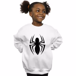 Marvel - Sweat ULTIMATE SPIDER - Fille (Blanc)
