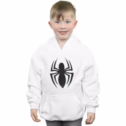 Marvel - Sweat à capuche ULTIMATE SPIDER - Garçon (Blanc)