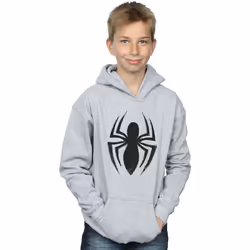 Marvel - Sweat à capuche ULTIMATE SPIDER - Garçon (Gris chiné)