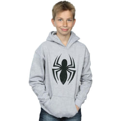 Marvel - Sweat à capuche ULTIMATE SPIDER - Garçon (Gris chiné)
