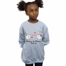 Disney - Sweat - Fille (Gris chiné)