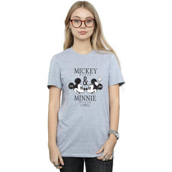 Disney - T-shirt MOUSE MOUSECRUSH MONDAYS - Femme (Gris chiné)