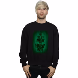 Marvel - Sweat STAY ANGRY - Homme (Noir)