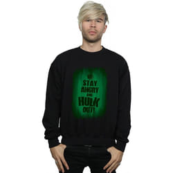 Marvel - Sweat STAY ANGRY - Homme (Noir)