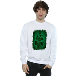 Marvel - Sweat STAY ANGRY - Homme (Blanc)