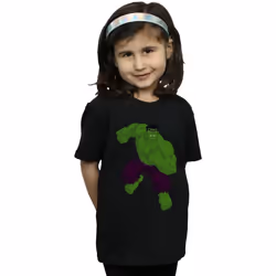 Marvel - T-shirt - Fille (Noir)