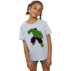Marvel - T-shirt - Fille (Gris chiné)