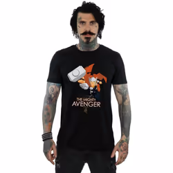 Marvel - T-shirt THE MIGHTY AVENGER - Homme (Noir)