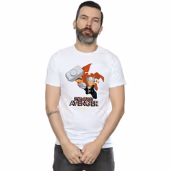 Marvel - T-shirt THE MIGHTY AVENGER - Homme (Blanc)