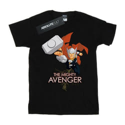 Marvel - T-shirt THE MIGHTY AVENGER - Femme (Noir)