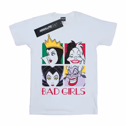 Disney - T-shirt BAD GIRLS - Garçon (Blanc)