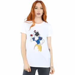 Disney Princess - T-shirt - Femme (Blanc)