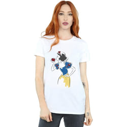 Disney Princess - T-shirt - Femme (Blanc)