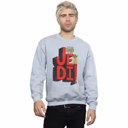 Star Wars - Sweat DAD JEDI MASTER - Homme (Gris chiné)