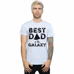 Star Wars - T-shirt BEST DAD IN THE GALAXY - Homme (Gris chiné)