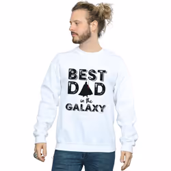 Star Wars - Sweat BEST DAD IN THE GALAXY - Homme (Blanc)