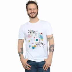 Star Wars - T-shirt FORCE FAMILY - Homme (Blanc)