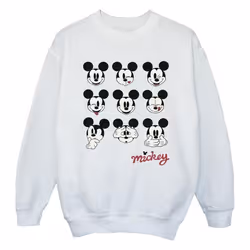 Disney - Sweat MICKEY MOUSE - Fille (Blanc)
