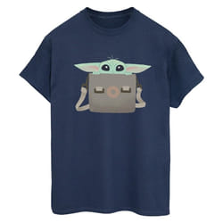 Star Wars - T-shirt THE MANDALORIAN - Femme (Bleu marine)