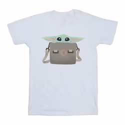 Star Wars - T-shirt THE MANDALORIAN - Fille (Blanc)