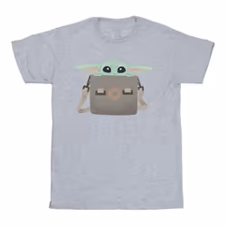 Star Wars - T-shirt THE MANDALORIAN - Fille (Gris chiné)